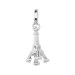 Berloque de Prata Torre Eiffel